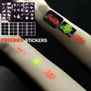 Black Light Paint UV Neon Face & Body Paint Glow Paints (8Bottles 0.34 oz. Each)