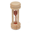 3 Minutes hourglass Egg Timer Wood Frame Sand Glass Kitchen Interior Decora