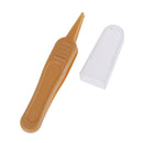 2Pcs Baby plastic safety care ear nose navel cleaning tweezers forceps cleane SE
