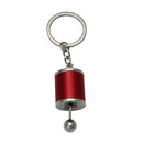Metal Alloy 6-Speed Gearshift Gear Shift Gearbox Key Ring Keyring Keychain YWH