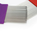 Comb Head Hair Lice Nit Pet Safe Flea Eggs Dirt Dust Remover Steel Tooth Bru Kw