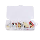 11pcs/set Metal Fishing Lure Spoon Bait Sequins with Box Fishing Tackle