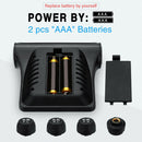 Car TPMS Auto Tire Pressure Temp Monitoring System with External Sensors A