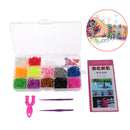 600pcs rubber loom bands girl gift elastic band for diy weaving lac Ew