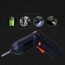 4-Volt Drill Electric Cordless Drill Driver with Bits Screwdriver Set & Battery