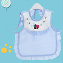 Blue Baby Waterproof Bibs Infant Burp Cloths Toddler Scarf Feeding Smo QLM
