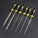 Wood Rasp Set 6pcs Carpenter 3x140mm File Carving Tools Double Riffler Tool FT