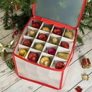 Christmas Tree Bauble Decorations Storage Box Holds Up to 64 Baubles Organiser
