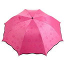 New Lady Princess Magic Flowers Dome Parasol Sun/Rain Folding Umbrella Prai