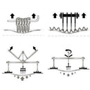 Multi Functional Adjustable 6 Fingers Jaw Sheet Metal Retractor Dent Repair Tool