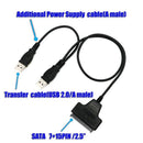 2 Port M.2 NGFF Key B & MSATA SSD to USB 2.0 Adapter Converter Reader Card