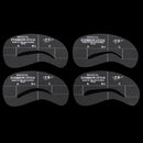 24 pieces 6 Sets Eyebrow Stencil Eyebrow Care design template makeup beauty