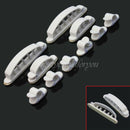 10Pcs White Cord Clips Desk Tidy Wire USB Charger Cable Holder Organiser New