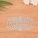 Square frame Metal Cut Dies Stencil Scrapbook Album Paper Card Emboss Craft 3CAU
