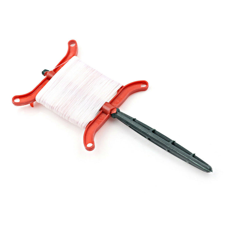 50M Flying Kite Line Polyester WhiteColor Line Board Outdoor KiteFlying Tool 3C