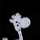 Cute Giraffe Metal Cutting Dies Stencil For Scrapbooking DIY Album Cards Deco JR