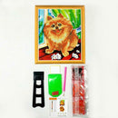 Poodle Dog 5D Round Diamond Painting Cardboard â€‹Embroidery DIY Cross Stitch