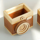 Nordic Simple Wooden Camera Ornament Storage Boxes Creative Multifunction O A6Y5