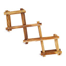 Creative Wine Holder Home Bar Beer Wine Stand Foldable Wooden Wine Rack Org