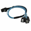 50CM Internal Mini SAS SFF-8087 36P to 4 x SATA 7 Pin External Connector Ca