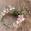Women's Boho Flower Floral Hairband Headband Crown Party Bride Wedding BeachME