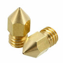 19PCS Brass Extruder Nozzle Print Head For MK8 Makerbot Reprap Printer To MNW