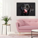 5D Diamond Painting Full Drill Black Dog DIY Cross Stitch Pictures (WB026)