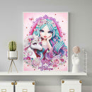5D DIY Special Shaped Diamond Painting Girl Cross Stitch Mosaic Craft Kits