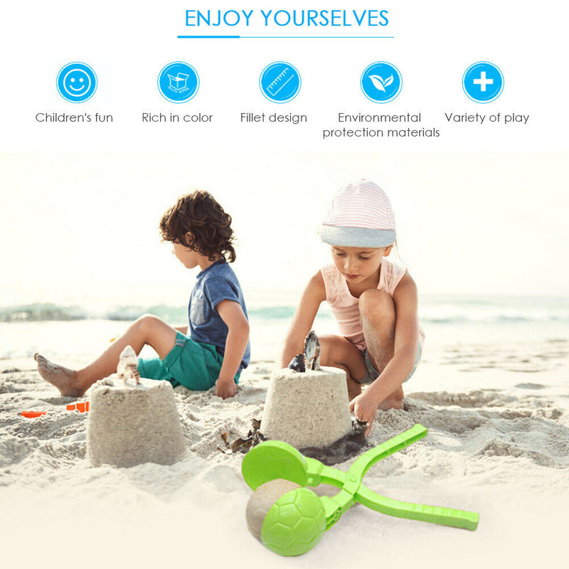 Soccer Snowball Clip Kids Outdoor Sports Sand Snow Ball Mold Toys Random