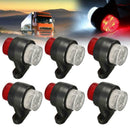 1x Red White 10-30V LED Truck Trailer Lorry Van Side Marker Lamp Indicator Y1V5