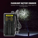 Skywolfeye US Plug 2A Li-ion 18650 Battery Charger Adapter w/ Power Display