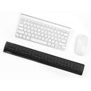 Keyboard Wrist Rest Cushion Memory Foam Pain Relief Hand Support (M Black)