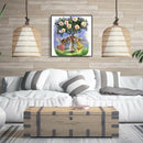 Garden 5D DIY Full Round Drill Diamond Painting Decor Needlework (C1304) A