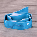 8-Loop Elastic Yoga Pull Strap Stretch Band Fitness Resistance Bands (Blue)