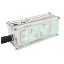 4-Digit DIY LED Electronic Clock Kit minicontroller 0.8inch Digital Tube Cl D1C5