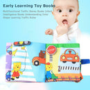 Colorful Cute Traffic Vehicles Baby Cloth Book Early Learning Quiet Books