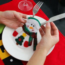 1pcs Cute Christmas Xmas Decor Kitchen Tableware Holder Pocket Dinner Bag s
