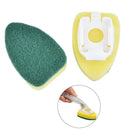 8Pcs Handle Sponge Magic Sponge Washer Brush Head Cleaning Brush ReplacemenS Hn