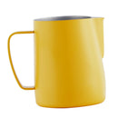 Stainless Steel Milk Frothing Jug Frother Coffee Latte Container Yellow