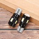 2X T10 194 W5W 6 SMD LED Car Can Bus Error Free Wedge Light Bulb White 6000K