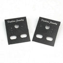 100 PCS Plastic Earrings Ear Studs Holder Display Hang Hanging Cards 30 x 40 mm