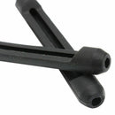 Temple Hook Tip Eyeglass / Glasses / Spectacles Ear Grip Anti Slip, Black A C9B4