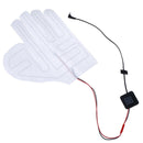 1PC Five-finger Gloves USB Electric Heating Pad Thermostat Switch Heating SheTE