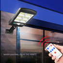 Solar Sensor Waterproof Garden Wall Lamp with Remote Control (C 120 LED)