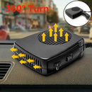 12V DC Car Auto Portable Electric Heater Heating Cooling Fan Defroster Demister
