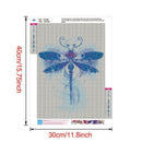 5D DIY Full Drill Diamond Painting Dragonfly Cross Stitch Craft Kit (w1440)