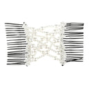 2Pack Double Insert Comb Clip Stretchy Hair Head Comb DIY Hair Styling Tools