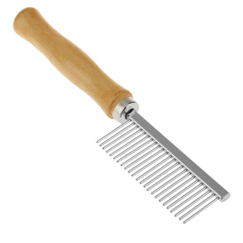 Inoxidable Comb Brush Comb Small Pet Grooming Dog Cat Tool
