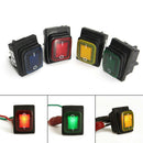 Waterproof 4 Pin 12V LED Rocker Toggle Switch Momentary Car Boat Marine On-off #