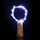 10LED Cork String Fairy Light Waterproof Wedding Party Decor Lamp (White)